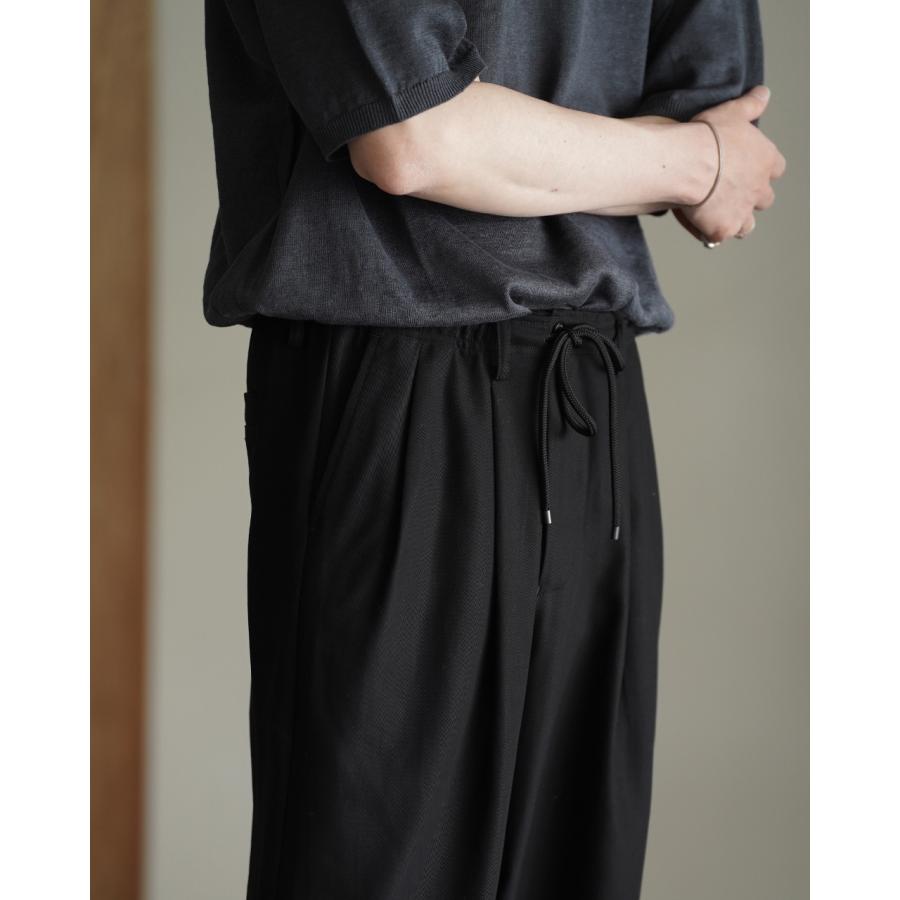 マーカウェア MARKAWARE パンツ オーガニックコットンサバイバルクロス   ダブルプリーテッドイージートラウザーズ メンズ A26A93PT02C 【レビュー企画対象】の画像