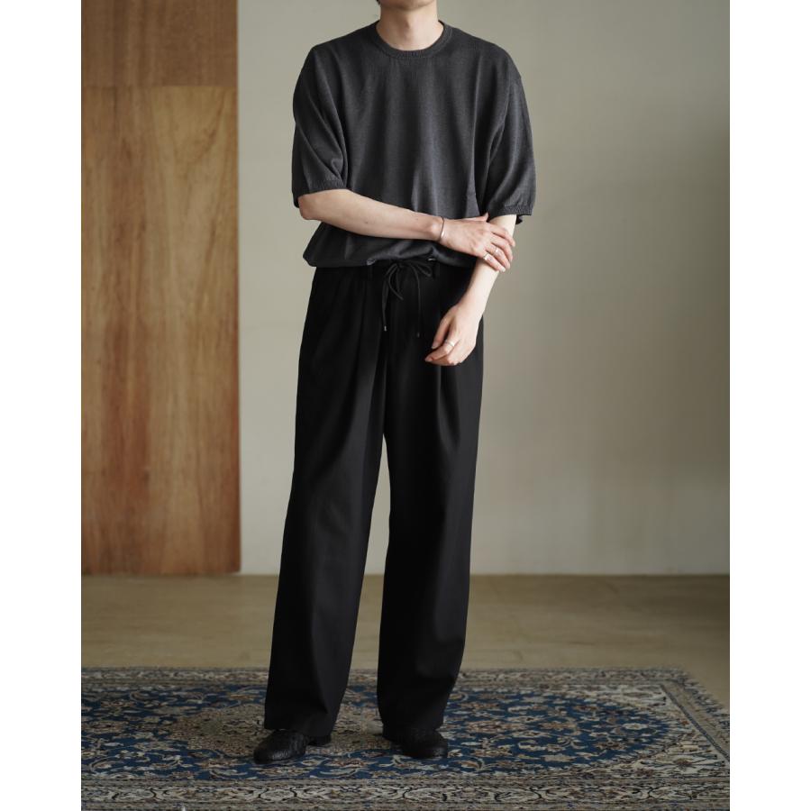 マーカウェア MARKAWARE パンツ オーガニックコットンサバイバルクロス   ダブルプリーテッドイージートラウザーズ メンズ A26A93PT02C 【レビュー企画対象】の画像