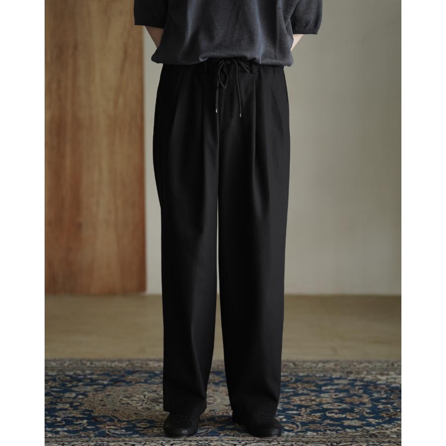 マーカウェア MARKAWARE パンツ オーガニックコットンサバイバルクロス   ダブルプリーテッドイージートラウザーズ メンズ A26A93PT02C 【レビュー企画対象】の画像