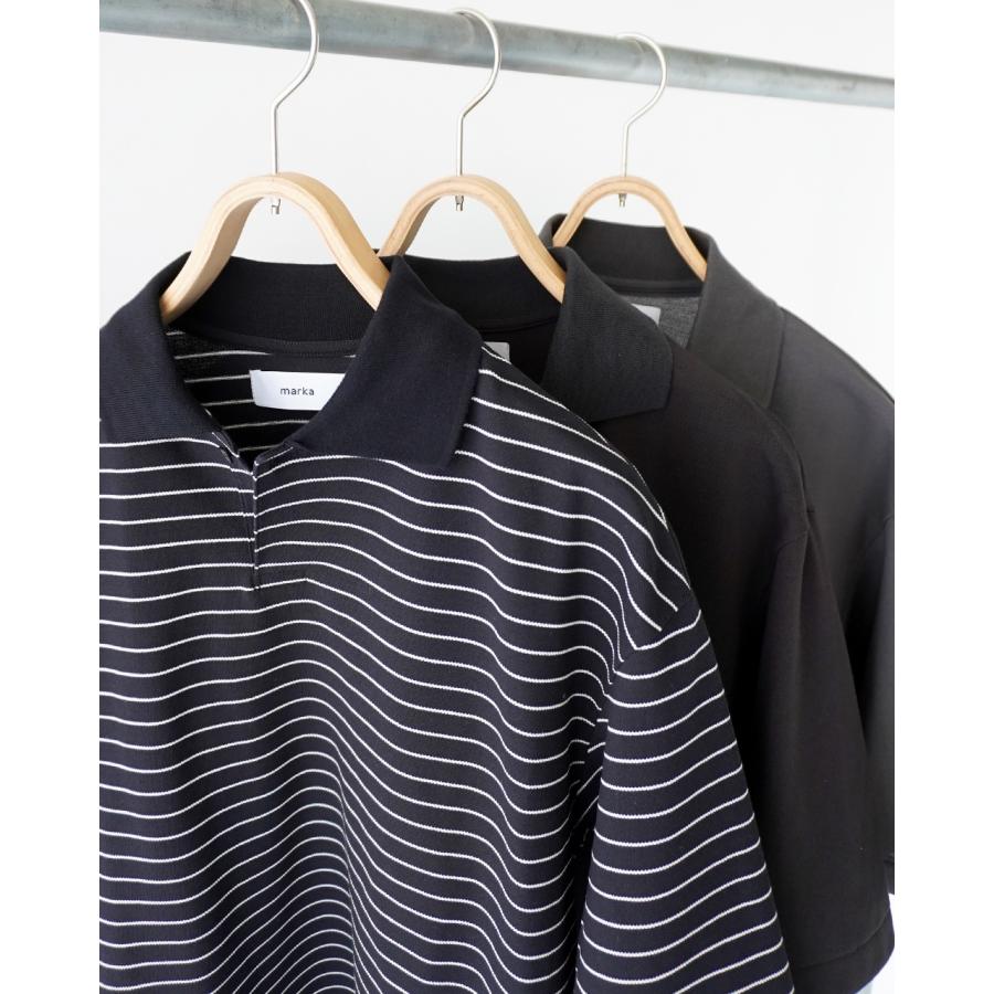 marka（マーカ） SALE！マーカ ワンボタン 半袖 ポロシャツ メンズ
