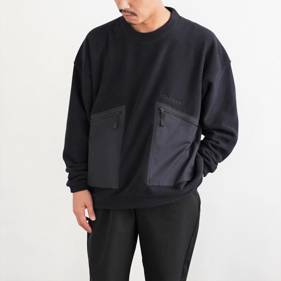 Marmot（マーモット） クルーネック ポーラテックフリース トレーナー
