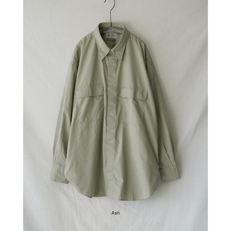 Marine Pontiac 長袖シャツ ホワイト×グリーン Marine Pontiac 長袖シャツ ホワイト×グリーン Marine Pontiac