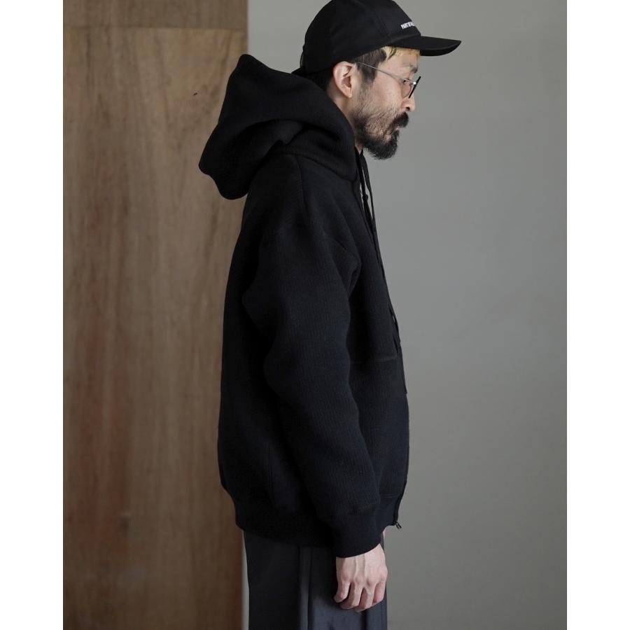 メイカム MAYKAM ウール スウェット ジップフーディー メンズ WOOL 
