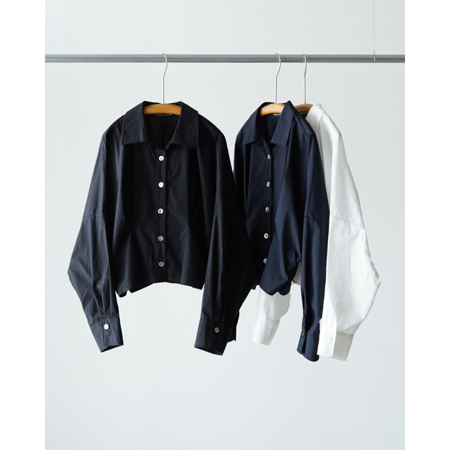 mizuiroind（ミズイロインド） コクーンショートシャツ レディース cocoon short shirt 1-230164 ...