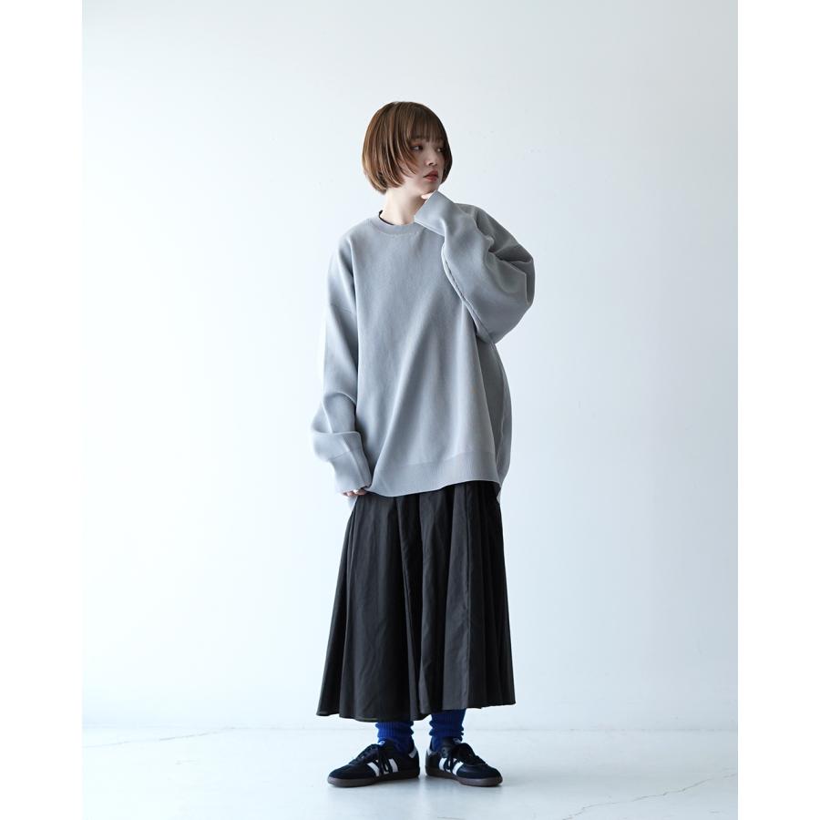 mizuiroind ミズイロインド mizuiro ind クルーネック ボリューム  