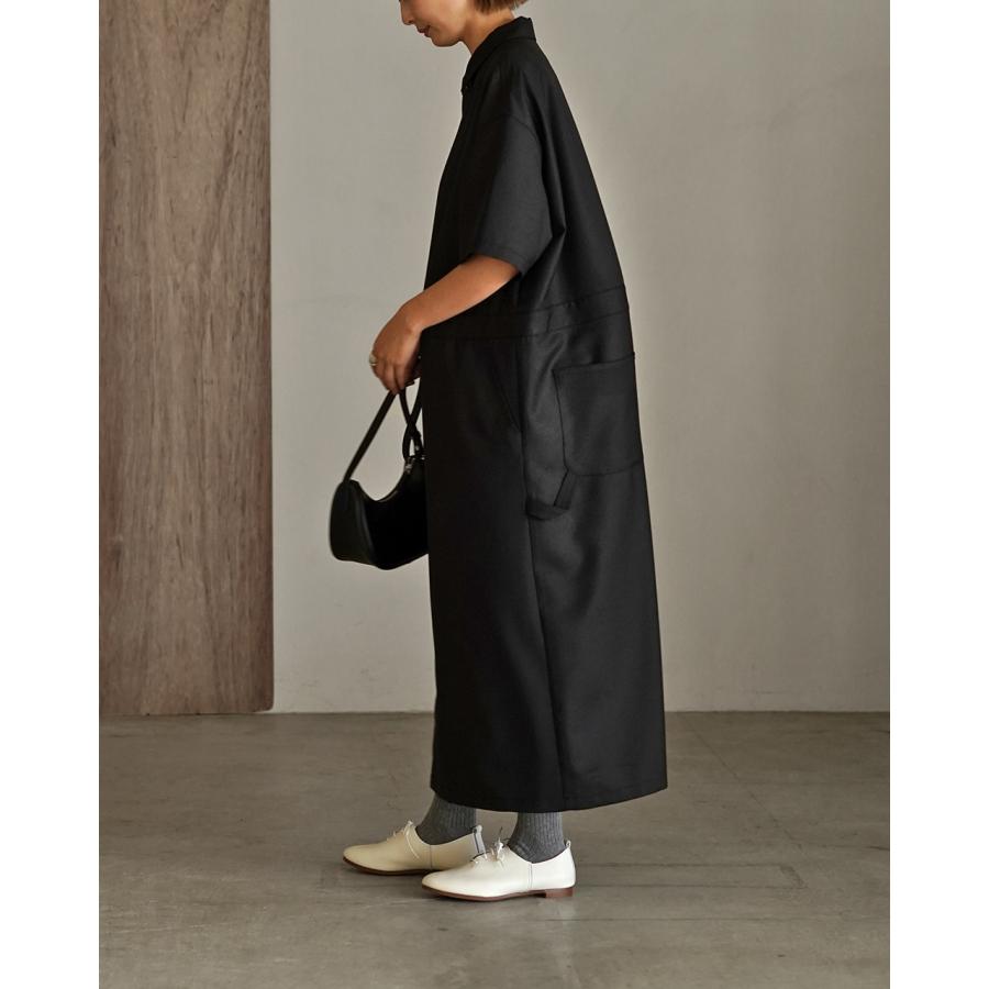 mizuiroind ペインターライクワンピース mizuiro ind (ミズイロインド) ペインターライクワンピース