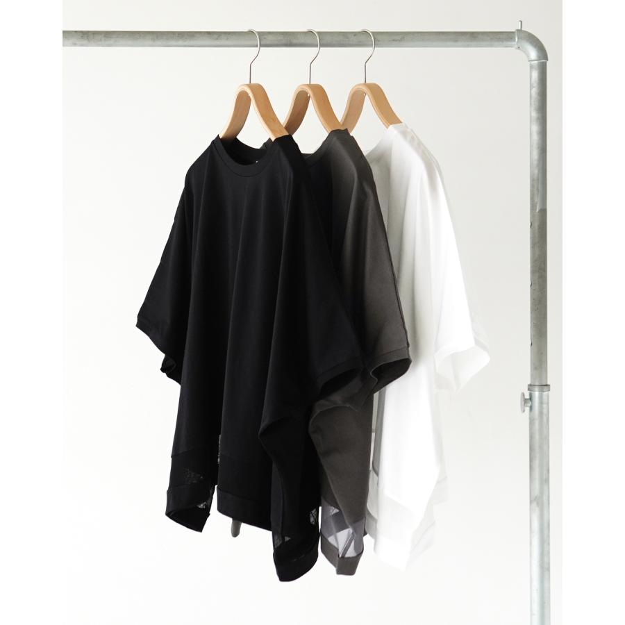 mizuiroind SALE！ミズイロインド mizuiro ind Tシャツ メッシュ