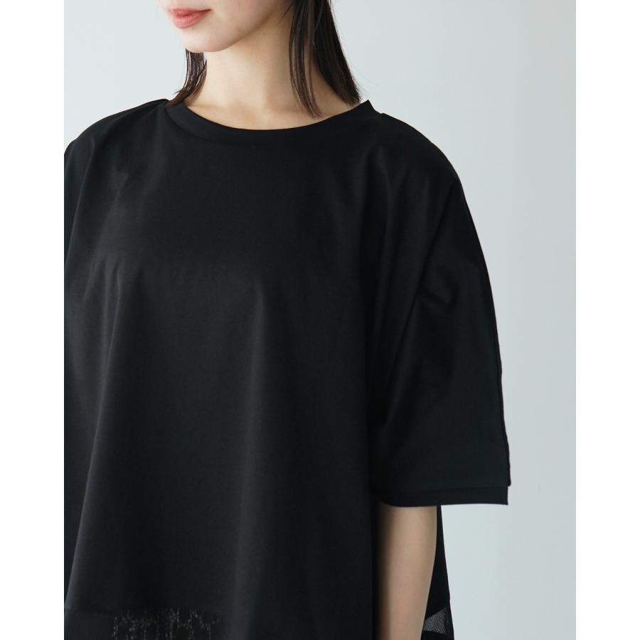 ミズイロインド mizuiro ind Tシャツ メッシュ レディース メッシュ