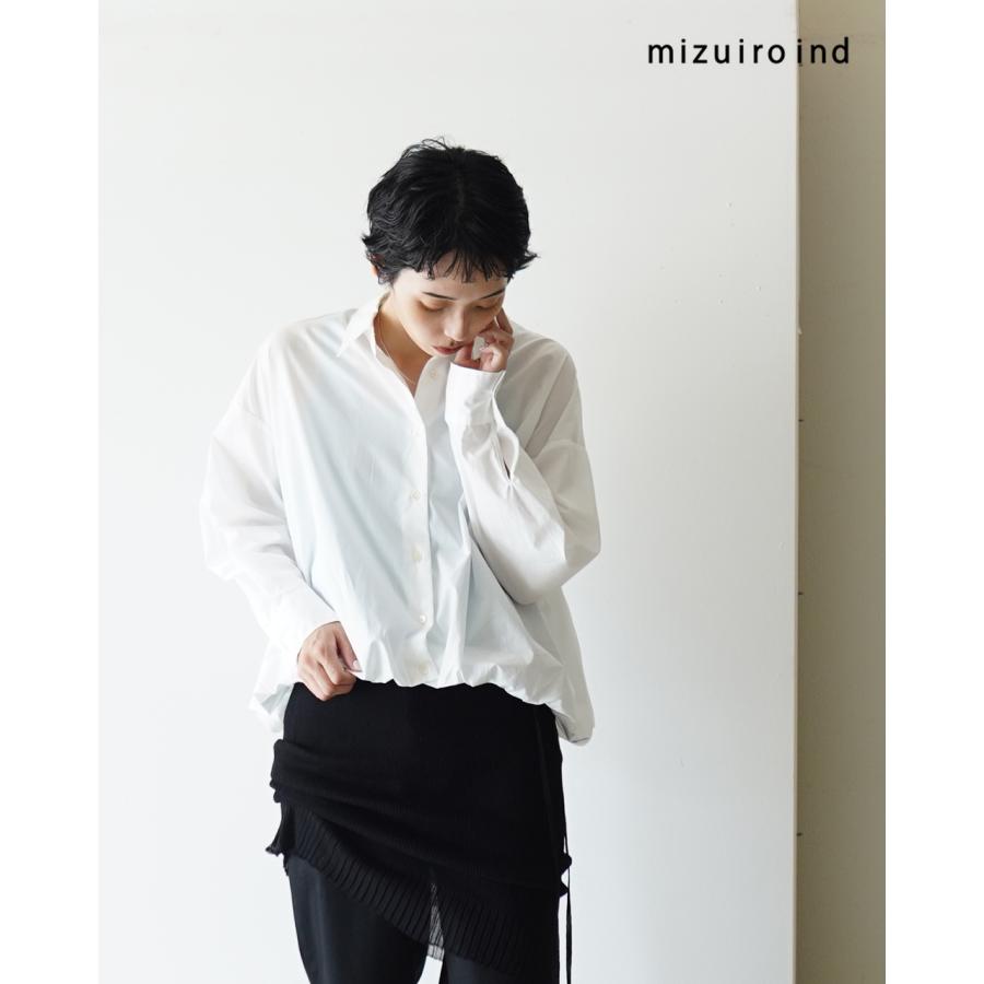 mizuiroind ミズイロインド mizuiro ind 長袖シャツ レディース