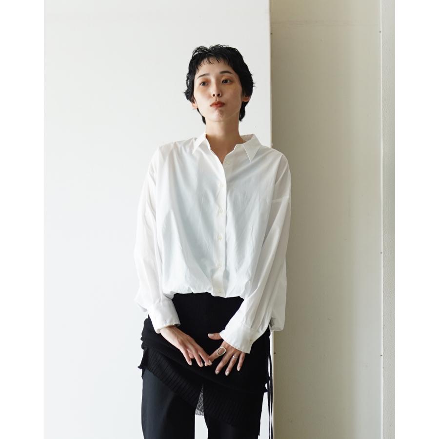 ミズイロインド mizuiro ind 長袖シャツ ballon shirt バルーンシャツ