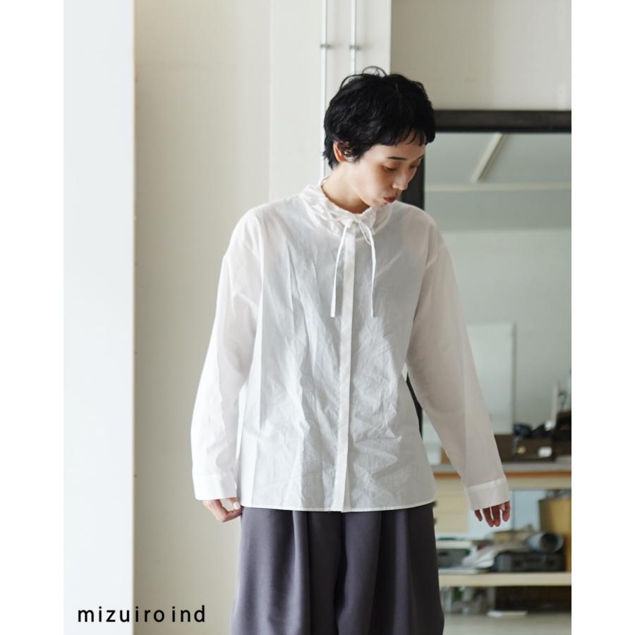 mizuiroind ミズイロインド mizuiro ind 長袖シャツ レディース