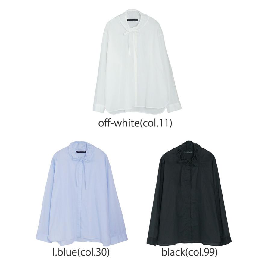 stand collar shirt tunic ミズイロインド 楽天市場】【sold out】mizuiro ind（ミズイロインド）TWR stand