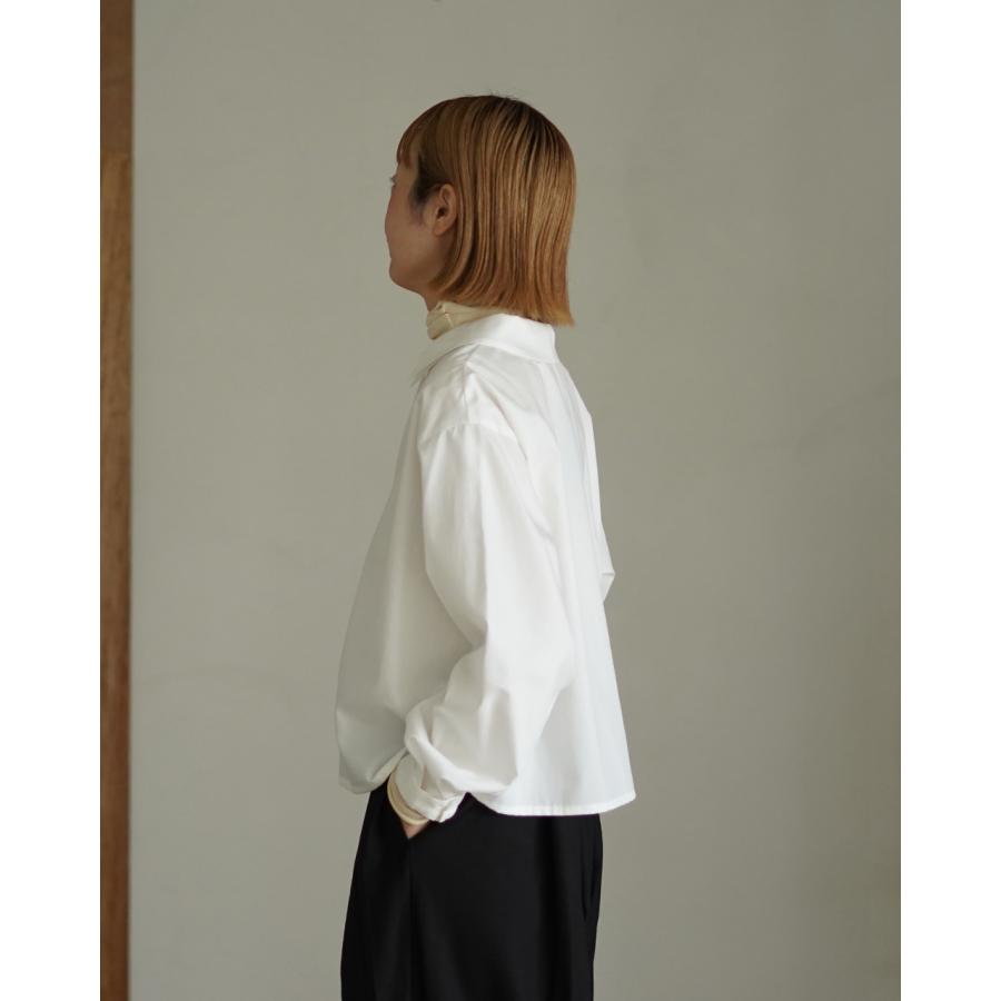 ミズイロインド mizuiro ind 長袖シャツ レディース double collars