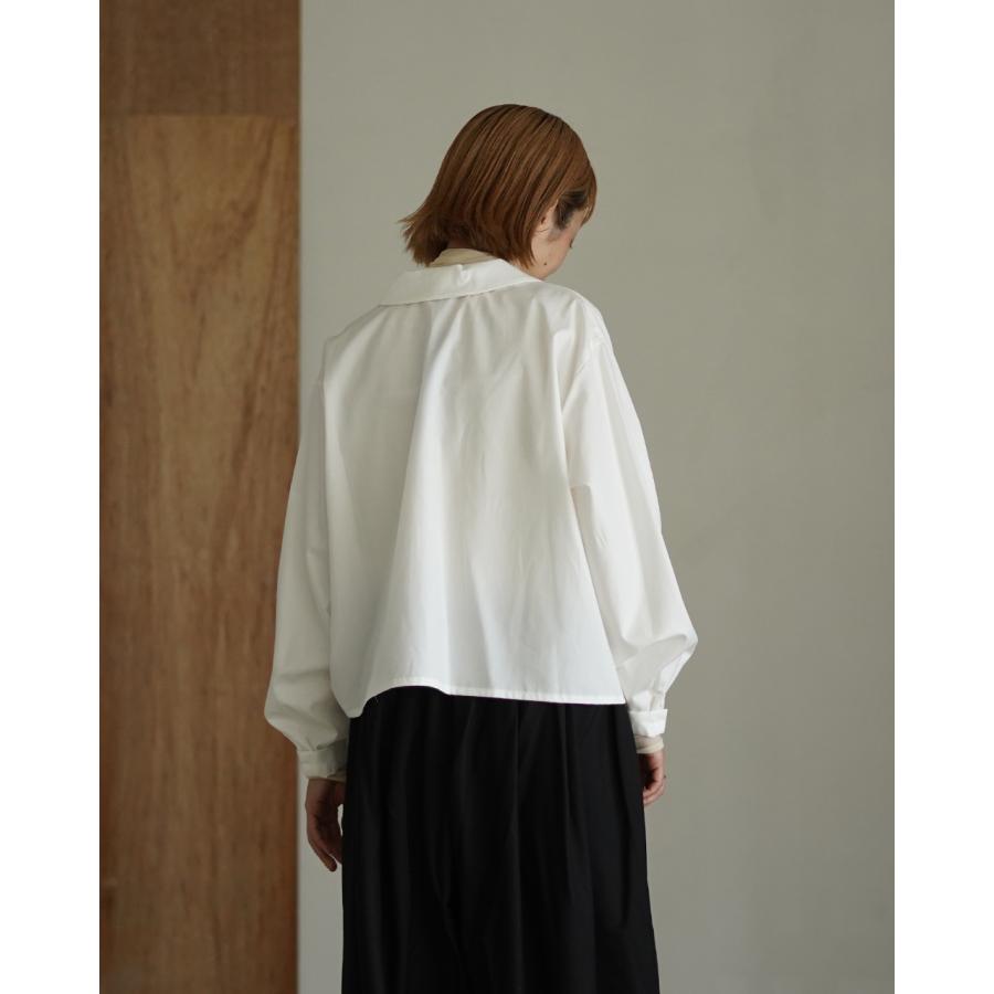 ミズイロインド mizuiro ind 長袖シャツ レディース double collars