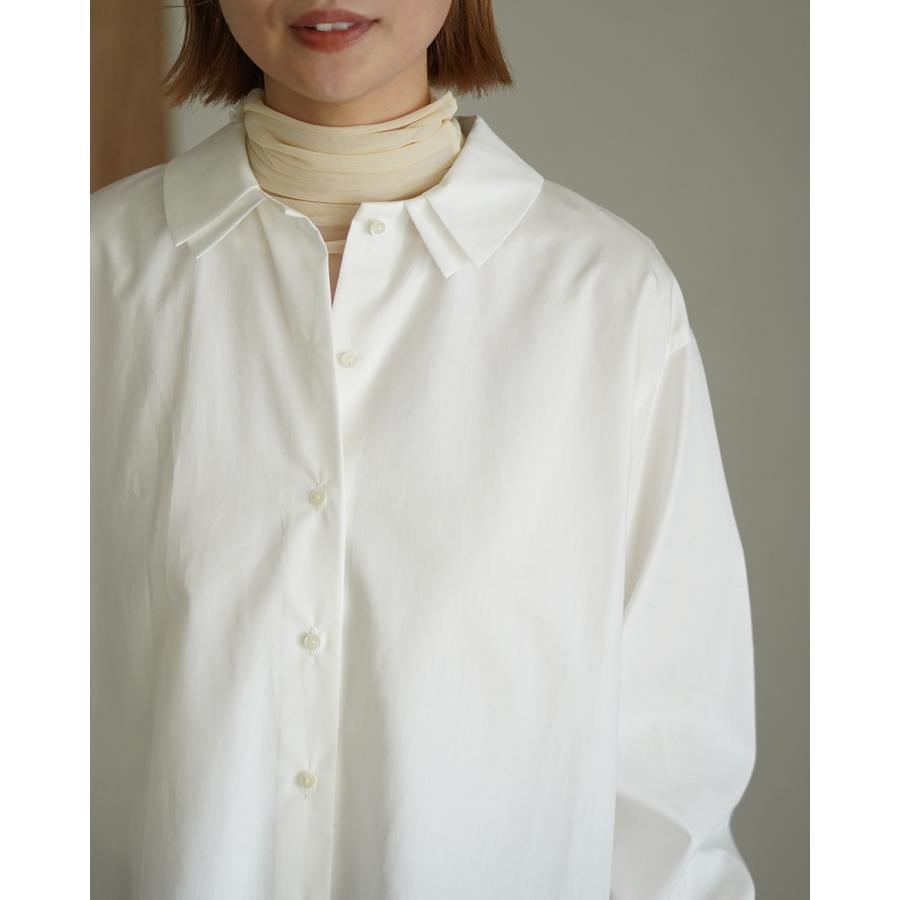 ミズイロインド mizuiro ind 長袖シャツ レディース double collars