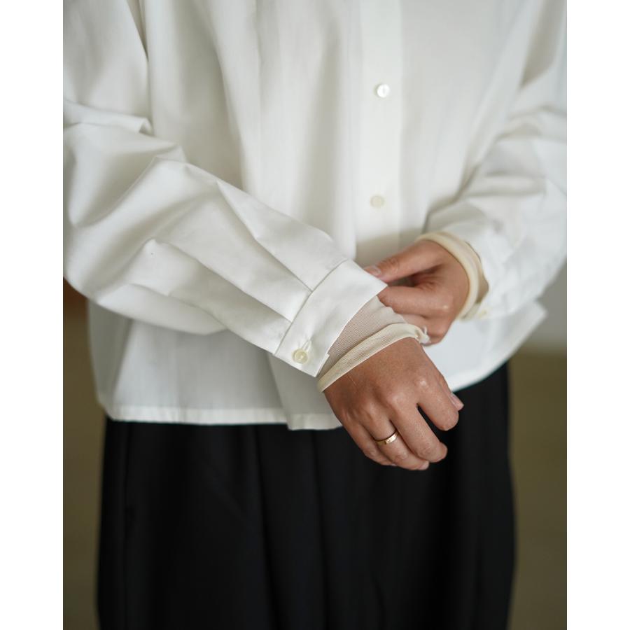 ミズイロインド mizuiro ind 長袖シャツ レディース double collars