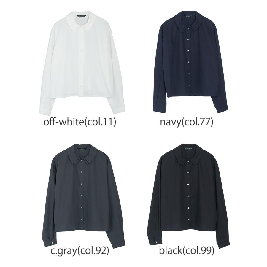 ミズイロインド mizuiro ind 長袖シャツ レディース double collars