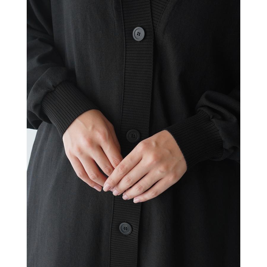 【美品】 ミズイロインド デニム ワイドコート ロングコート カーディガン mizuiro ind (ミズイロインド) デニムワイドコート