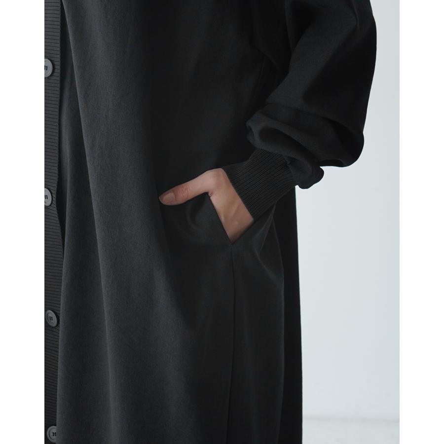 A/W mizuiroind ミズイロインド 長袖 ロングカーディガン mizuiroind（ミズイロインド） SALE mizuiro ind Vネック ワイド