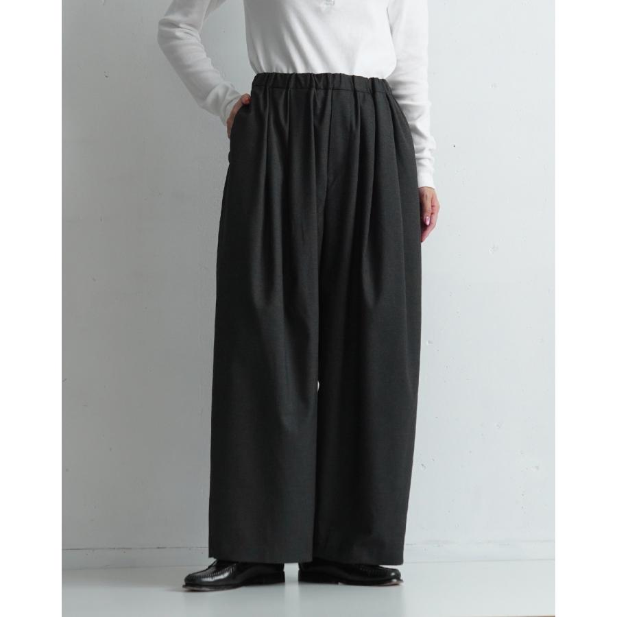mizuiro ind (ミズイロインド)wide tuck PT mizuiroind ミズイロインド mizuiro ind ワイド タック パンツ