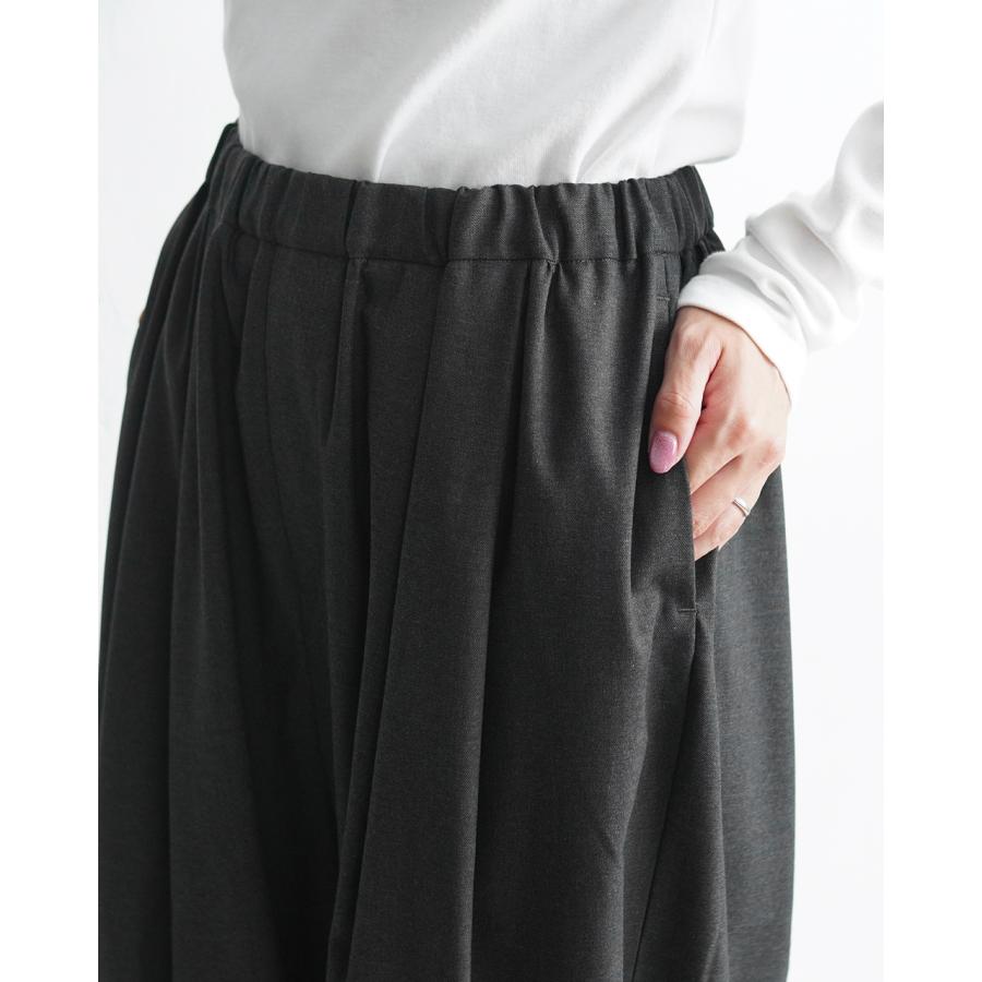 mizuiro ind (ミズイロインド)wide tuck PT mizuiroind ミズイロインド mizuiro ind ワイド タック パンツ