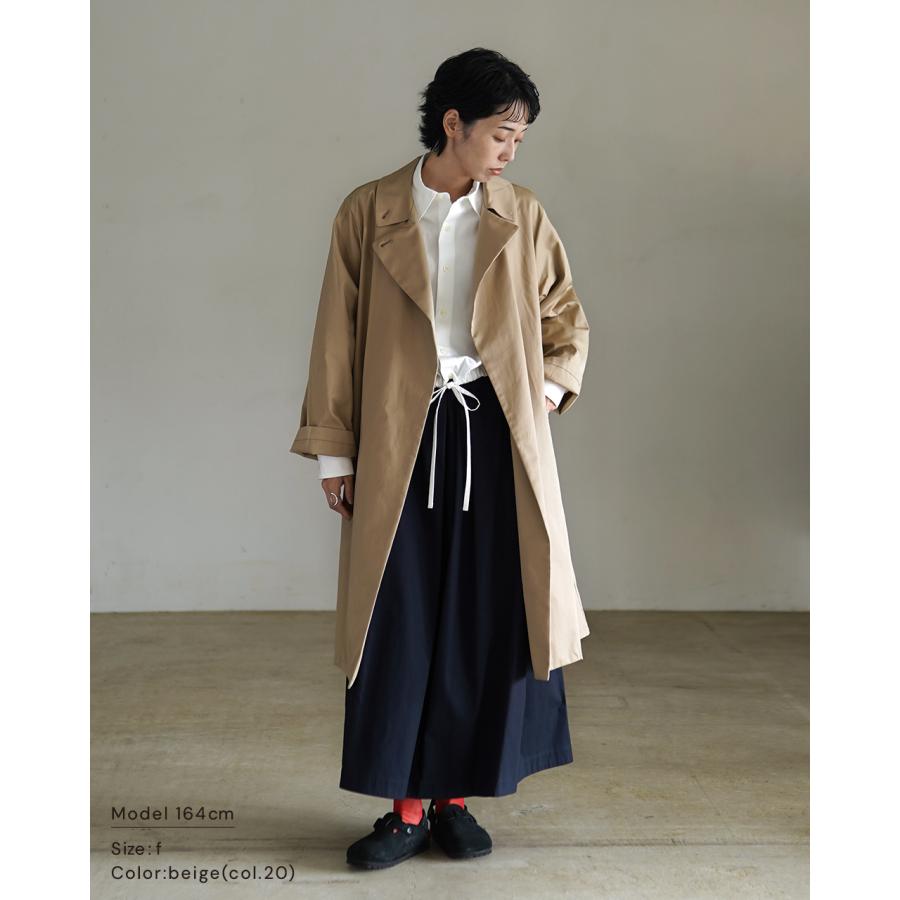 mizuiroind ミズイロインド スプリングコート mizuiroind ミズイロインド mizuiro ind コート CT トレンチ