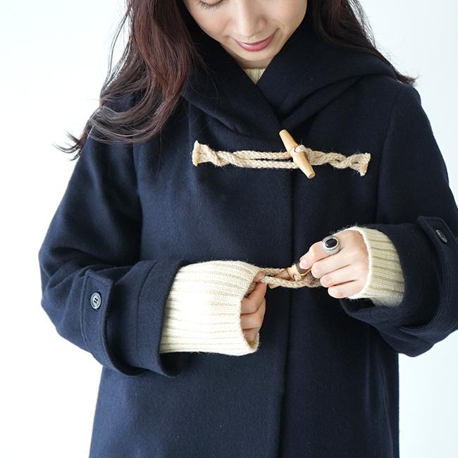 ミズイロインド mizuiro ind. Aライン ダッフル ロングコート A line duffle coat レディース 3-279379  送料無料｜crouka｜06