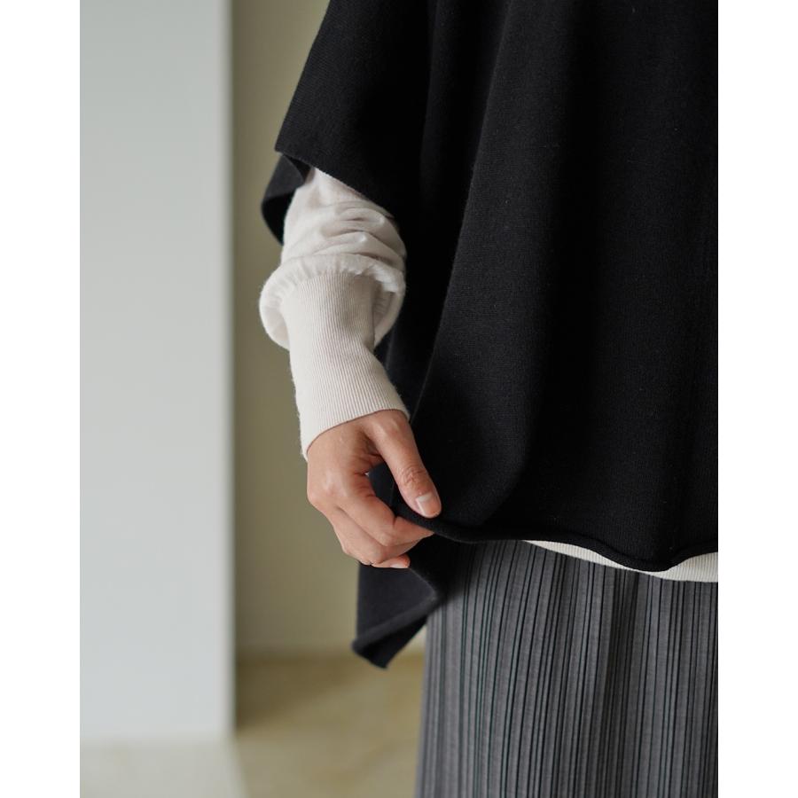 mizuiroindo オーバーバルーンポンチョ mizuiroind ミズイロインド mizuiro ind ポンチョライク プル