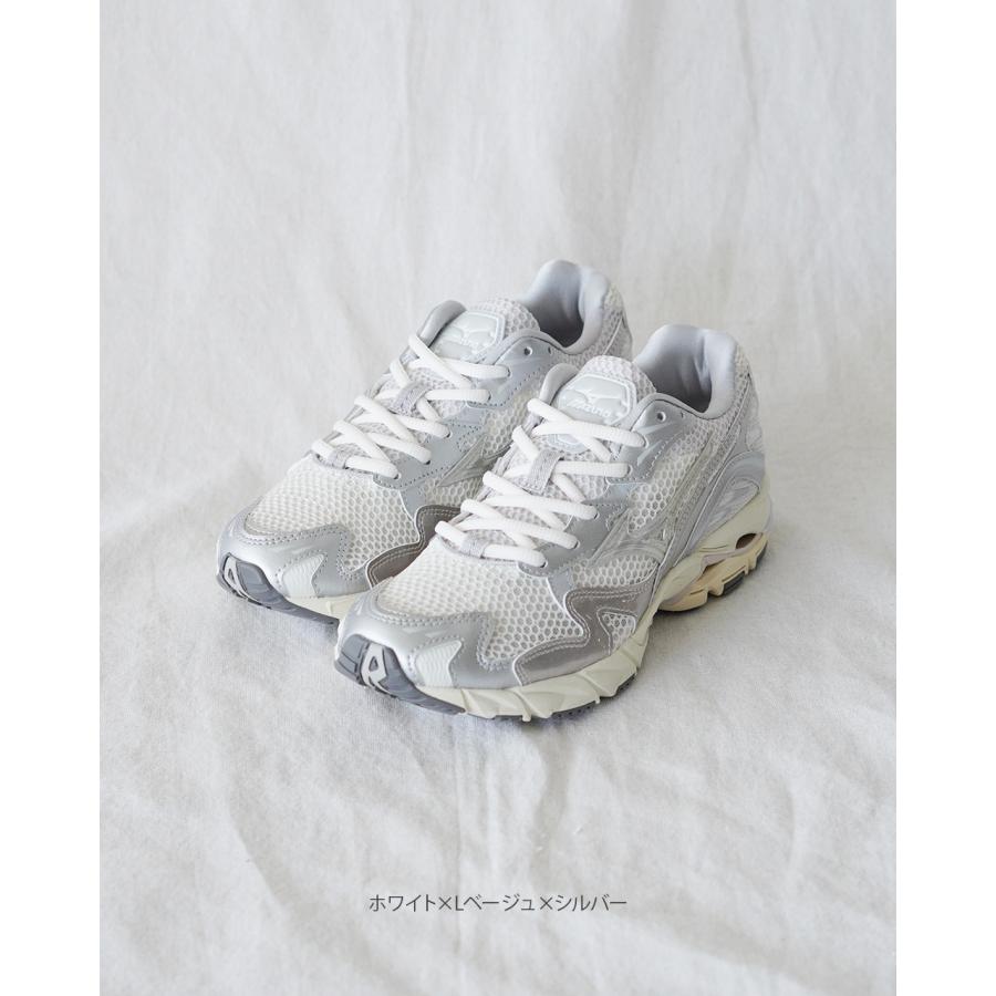 極美品　ミズノ WAVE RIDER 10 シルバー　白　23ウェーブライダー Mizuno Wave Rider 10 Sport White Silver - Droper