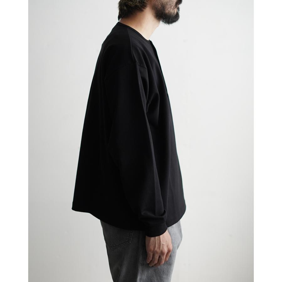 アウトレット！モクティ mocT Tシャツ ヘンリーネック ロングスリーブ 