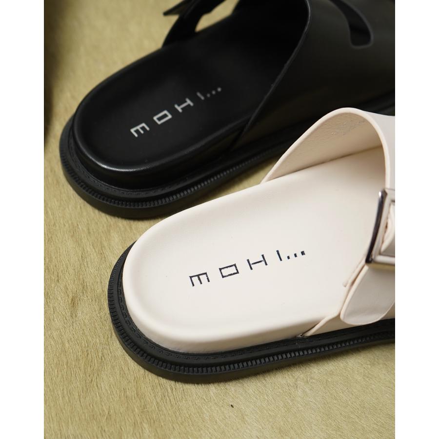 MOHI SALE！モヒ ベルトサンダル オープントゥ バックル