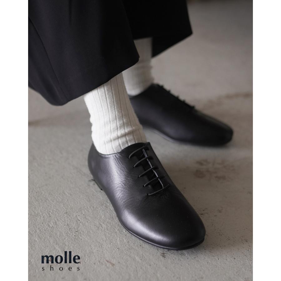 molle shoes（モールシューズ） レザーシューズ エラスティックコード