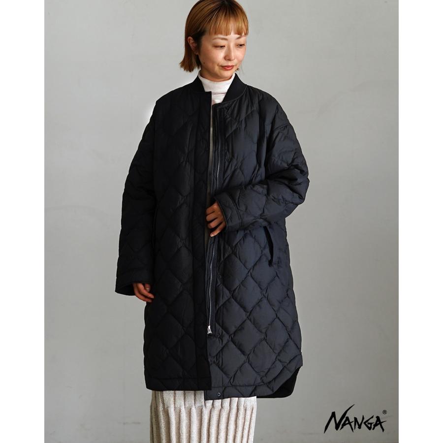 NANGA（ナンガ） アウター リブカラー キルテッド ダウンコート