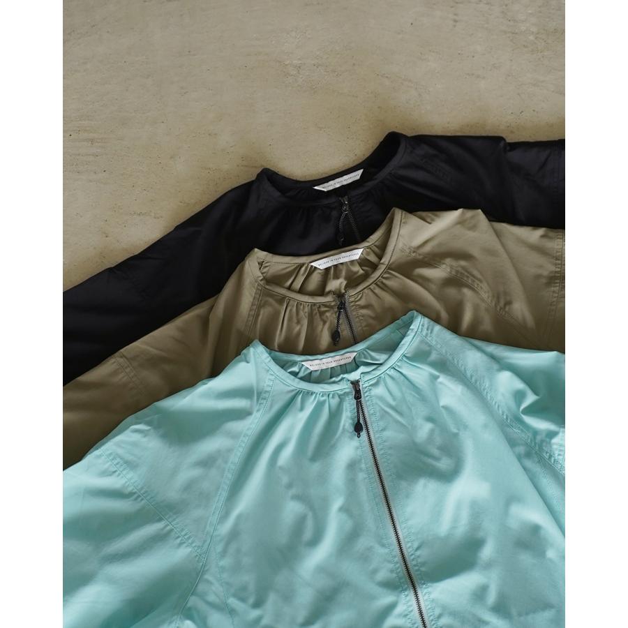 ナンガ NANGA エクスカーションノーカラージャケット UVカット ストレッチ 吸水速乾 レディース EXCURSION NO COLLAR JACKET W N2611-1A084Bの画像