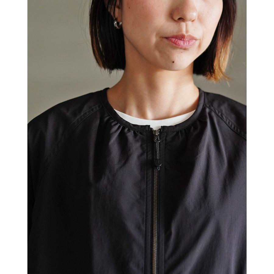 ナンガ NANGA エクスカーションノーカラージャケット UVカット ストレッチ 吸水速乾 レディース EXCURSION NO COLLAR JACKET W N2611-1A084Bの画像