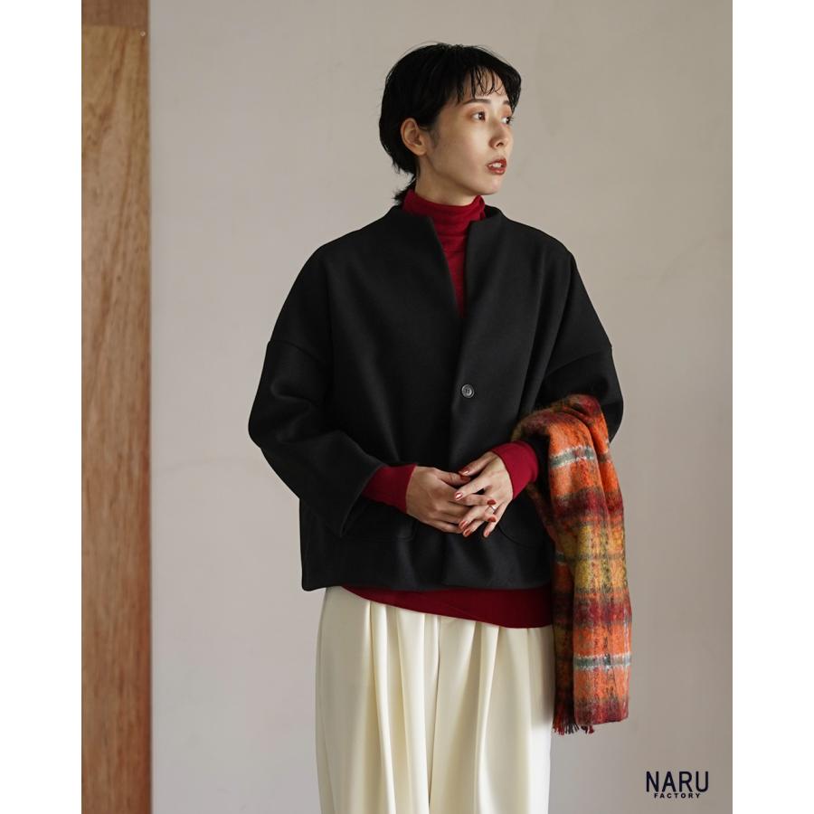 ナラ NARU（ナル） 【20%OFFクーポン】ナル アウター ライトメルトン ノッチ