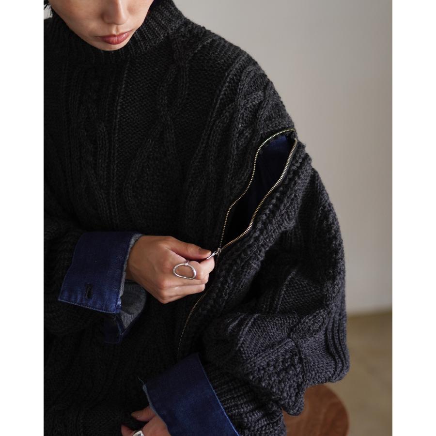 NEPLA. SALE！ネプラ NEPLA.アランジップ プルオーバーニット ALAIN