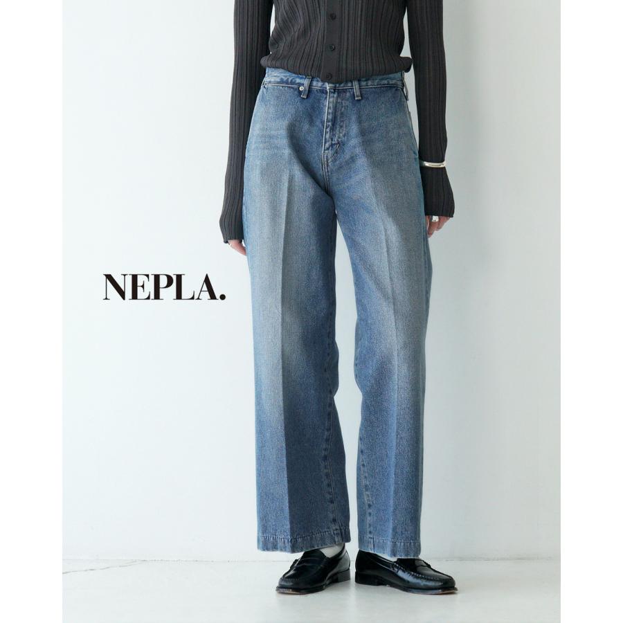 新品未使用※NEHERAネヘラ　パンツ　クロップド　ブラックデニム　34 80's RUSTLER 先染めブラックデニムパンツ W40 L30【0701A125