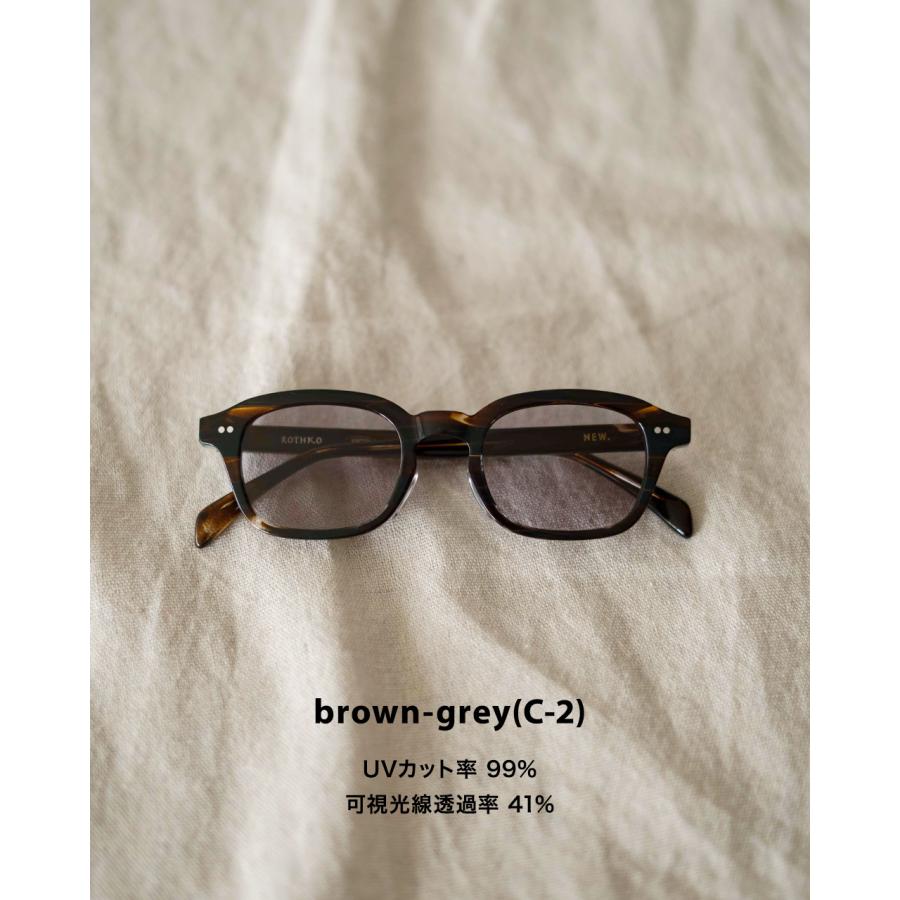 Few. ニュー NEW. ROTHKO サングラス スクエア型 眼鏡 ユニ