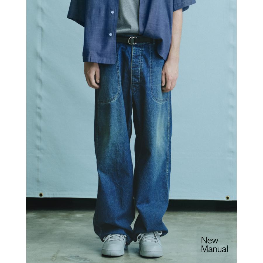 New Manual（ニューマニュアル） New Manual USN デニムトラウザーズ