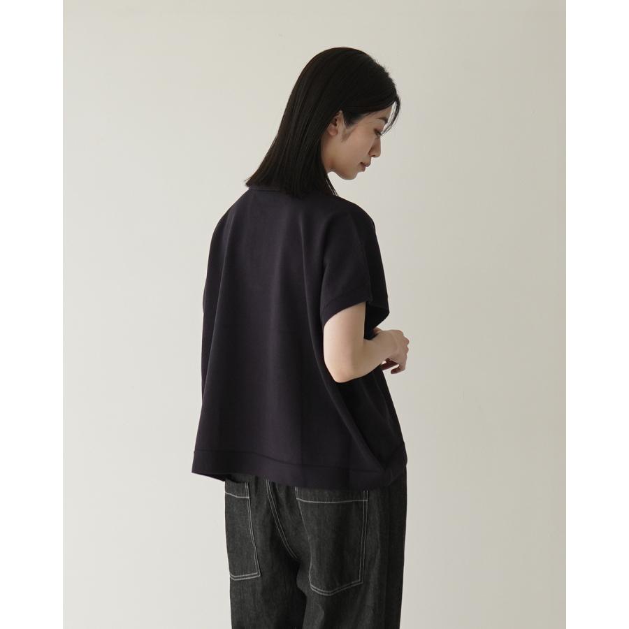 [割引対象外]『新品』nicholson&Nicholson 半袖ポロニット nicholson&nicholson ACE ポロニット レディース オーガニック