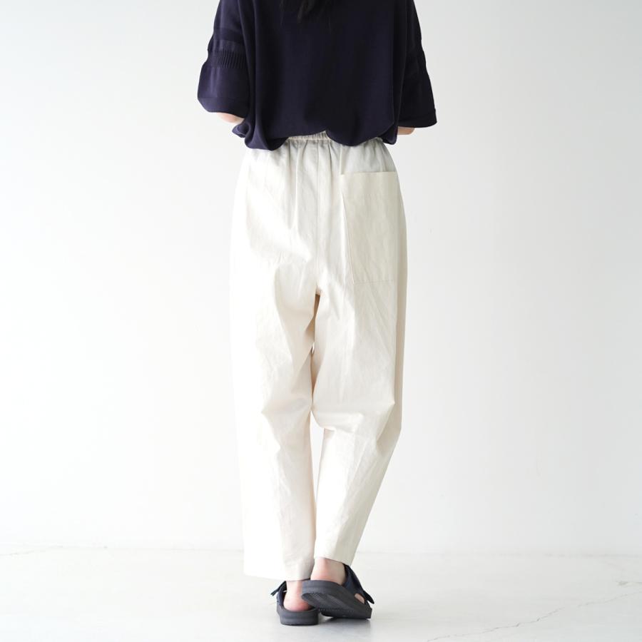 アウトレット ニコルソン アンド ニコルソン nicholson&nicholson ハカマ ツイル HAKAMA-TWILL 2タック ワイド イージーパンツ レディース｜crouka｜15