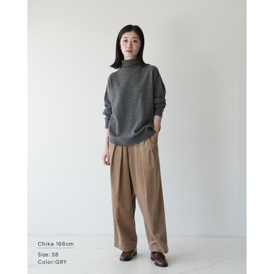 未使用◼️ニコルソンアンドニコルソン ワイド身幅ウールタートルニット nicolson&nicolson SALE ニコルソン アンド ニコルソン