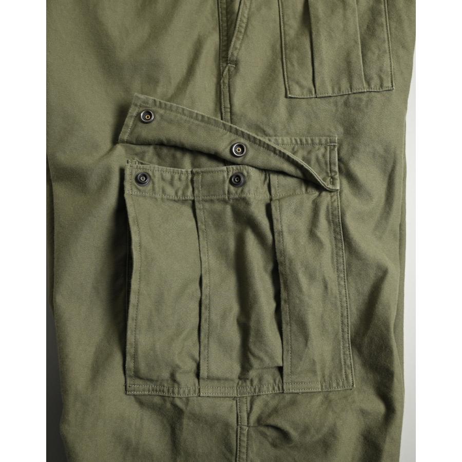 ナイジェルケーボン Nigel Cabourn ミリタリー アーミー カーゴパンツ ARMY CARGO PANT [CLASSIC] グリーン カーキ メンズ 2024春夏 80480050012｜crouka｜08