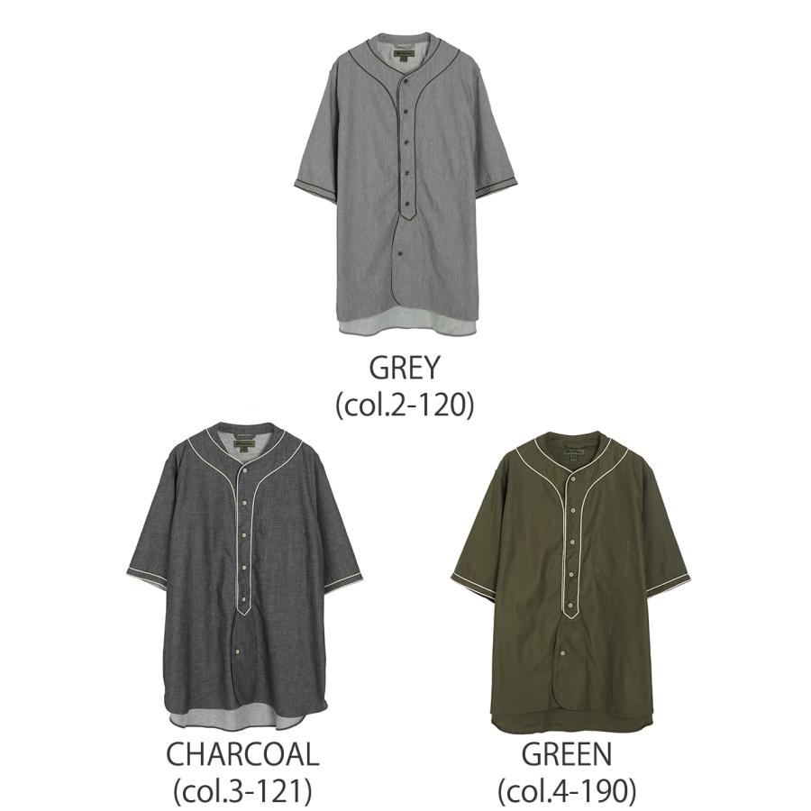 ナイジェルケーボン Nigel Cabourn シャツ ベースボールシャツ
