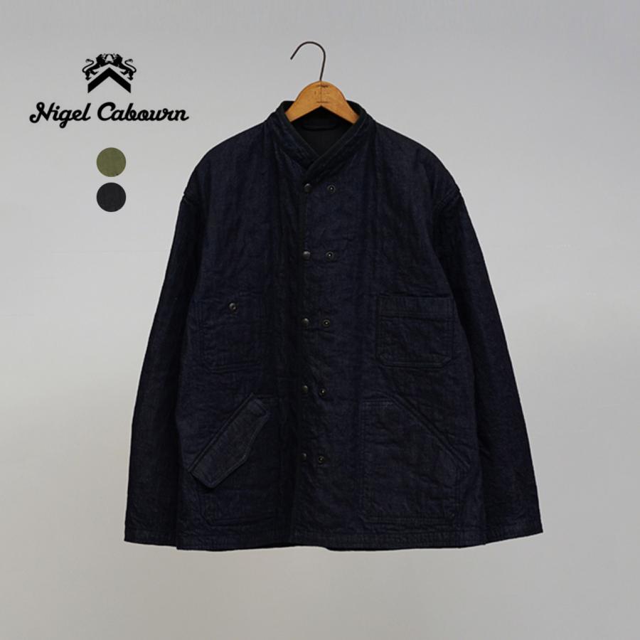 ナイジェルケーボン USMC ジャケット ストライプキルト インディゴ 48