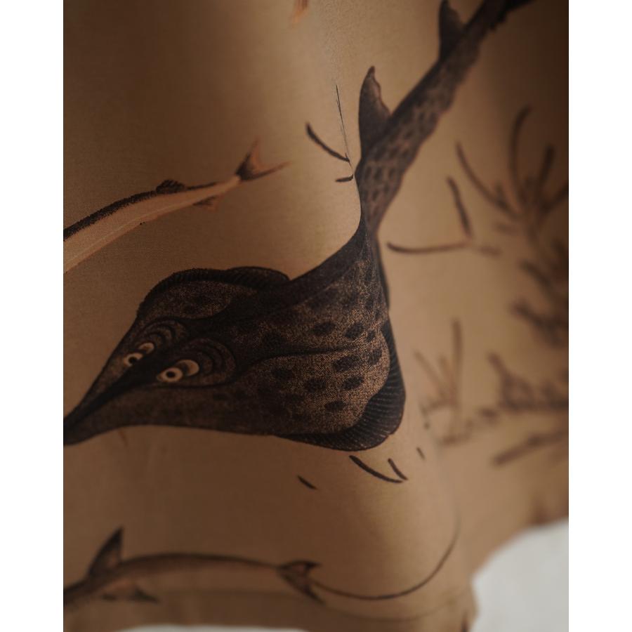 NIGEL CABOURN（ナイジェルケーボン） アロハシャツ ギョグン 魚群