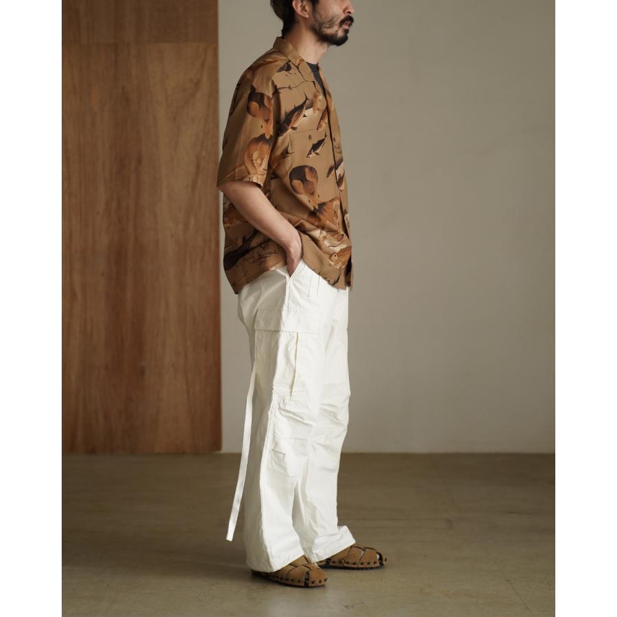 NIGEL CABOURN（ナイジェルケーボン） アロハシャツ ギョグン 魚群