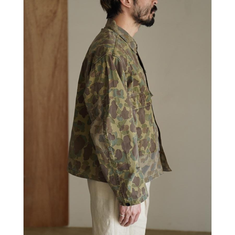 Nigel Cabourn AUTHENTICノッチワークジャケットカモ50迷彩 NIGEL CABOURN（ナイジェルケーボン） ジャケット 40年代 USMC JK