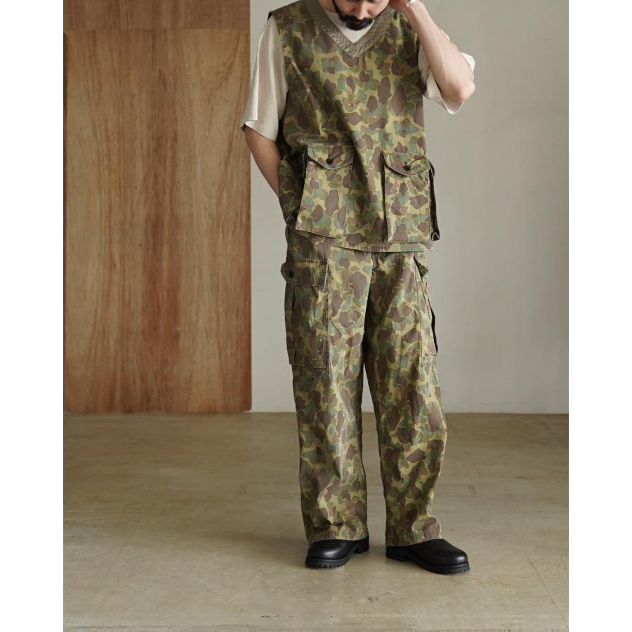 NigelCabourn ナイジェルケーボン リバーシブルベスト 迷彩 46 NIGEL CABOURN（ナイジェルケーボン） プルオーバー フィッシング
